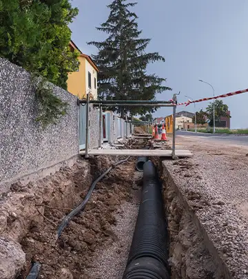 Travaux d’enfouissement des réseaux 